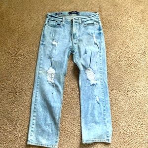 Hollister Mens Cropped Jeans